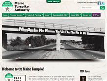 Tablet Screenshot of maineturnpike.com